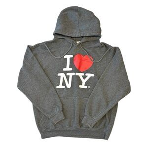 Grey I❤️NY Fleece Hoodie